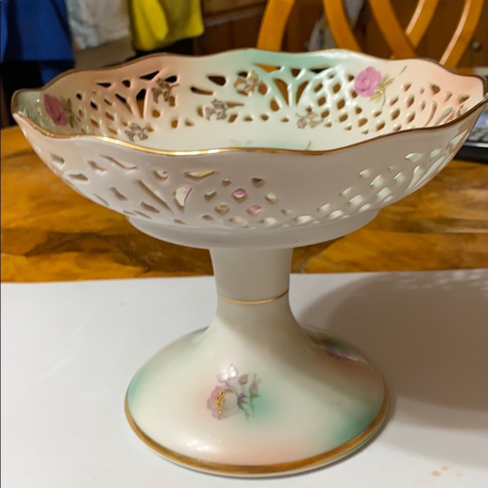 Vintage cake desert plate